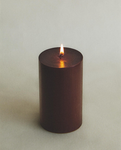 Декоративная свеча Zara Home, 7х7.3х7.3 см, бумага, 6339/065