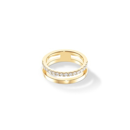 Кольцо Coeur de Lion Crystal-Gold 0136/40-1816 58