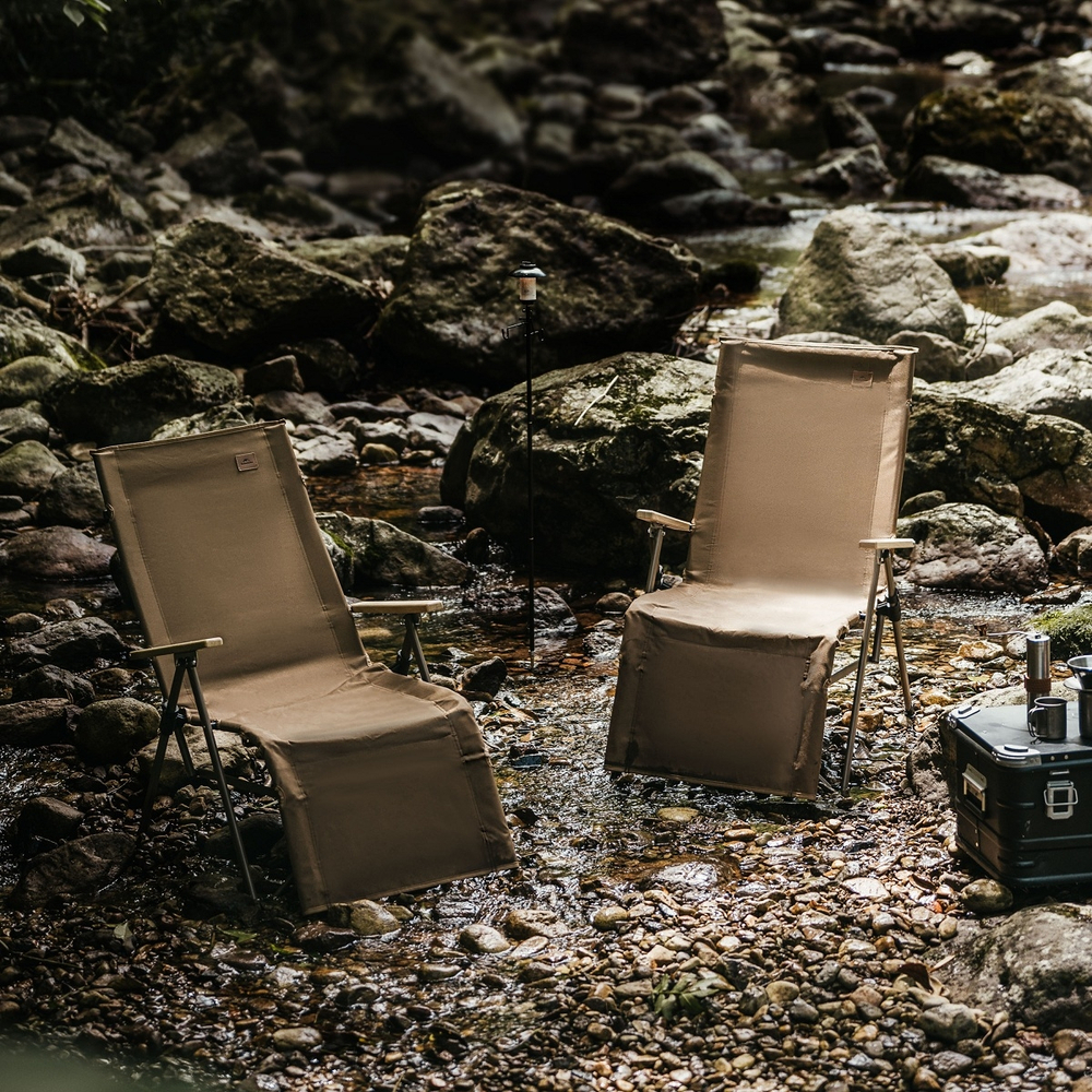 Кресло туристическое Naturehike Nightfall T08 складное, до 110 кг, коричневое