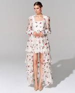 Юбка-баска из 100% шелка