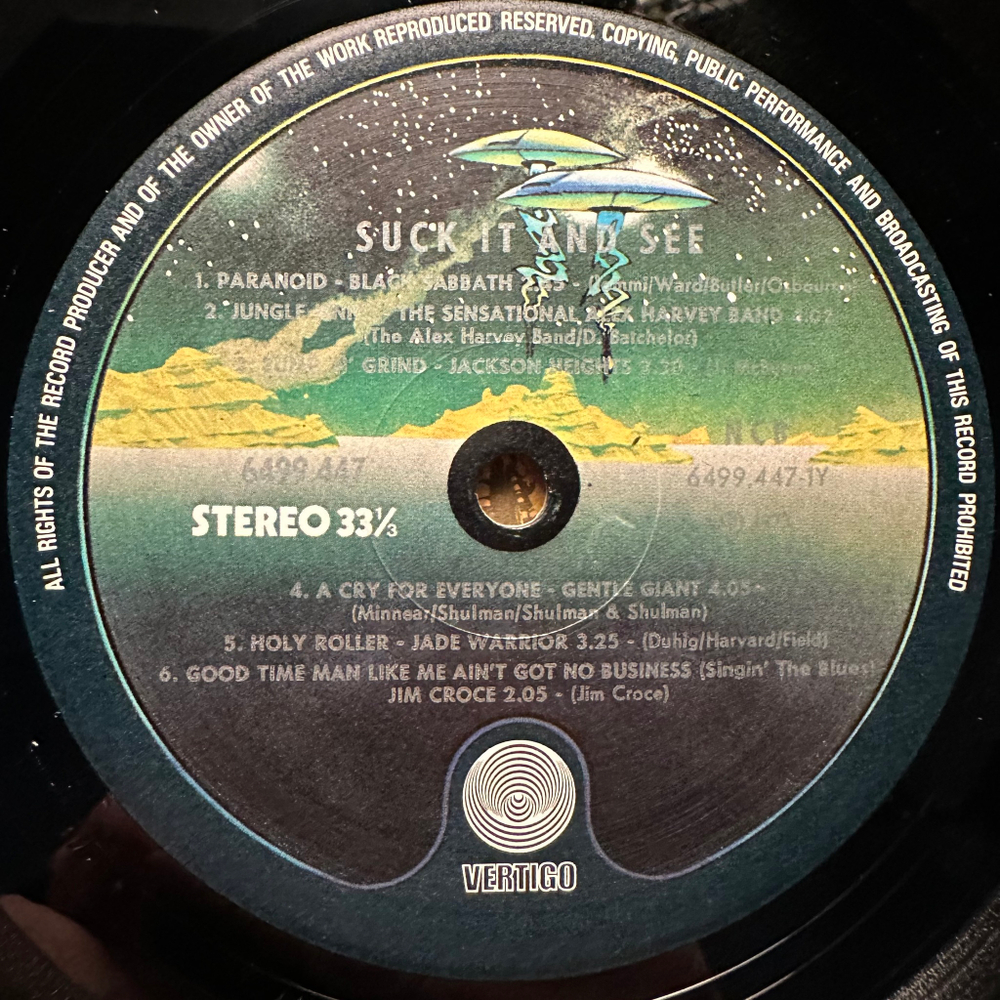 Сборник Suck It And See (Скандинавия 1973г.)
