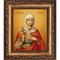 Святая Виктория Кордувийская (Кордубская). Икона на холсте.