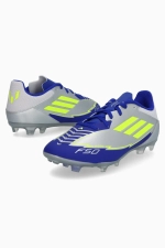 Бутсы adidas F50 League Messi FG/MG Junior - серебряный