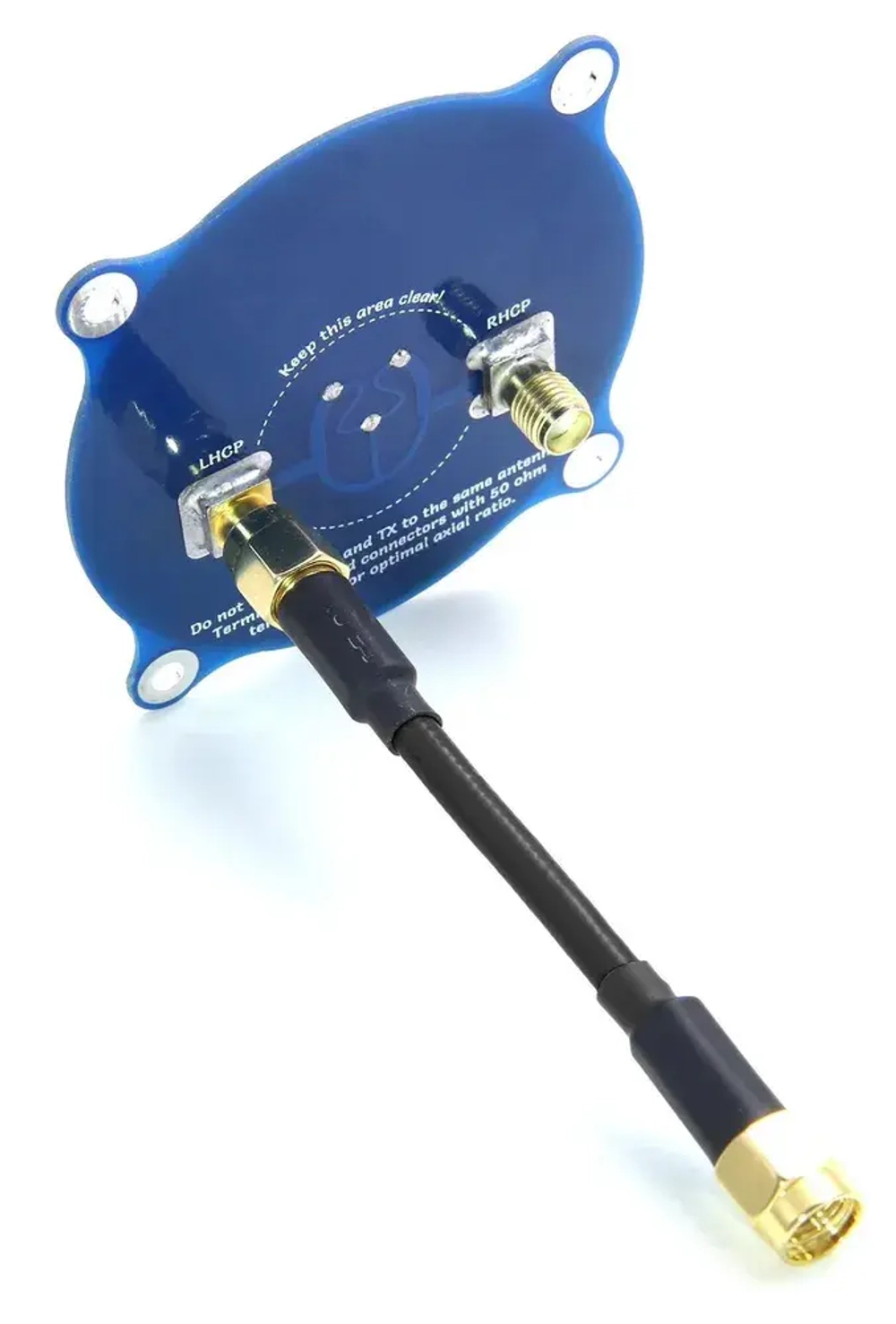 Патч-антенна GEPRC Antenna Ttiple Feed Patch-1 5.8G ( SMA Male)