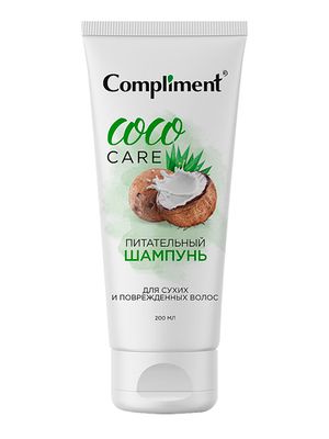 Compliment COCO OIL питательный шампунь для сухих и поврежденных волос