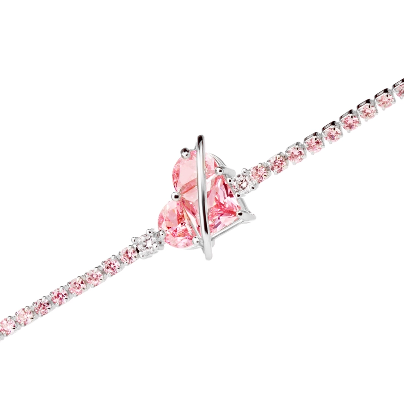 Браслет Сердце-Сатурн – Серебро