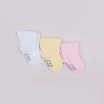 Комплект носочков "Нарцисс/Роза/Молоко" 0+