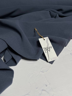 Пальтовая однотонная шерсть с кашемиром (Alta Moda, 85%шерсть/15%кашемир, Туманная сталь, 147, 560 гр/м2)