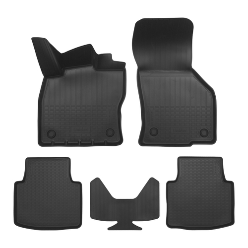 Ковры в салон Norplast для Volkswagen Arteon в кузове WAG (2017-), Черный, арт.NPA11-C95-035