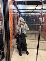 Бомбер утепленный с пайетками