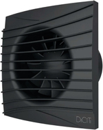 SILENT 4C Matt black Вентилятор осевой вытяжной с обр.клапаном D100