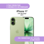 iPhone 17 256 ГБ, eSIM, Sage (Шалфей)