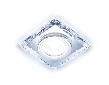 Точечный светильник S215 CL MR16+3W(LED COLD) хром/прозр Ambrella