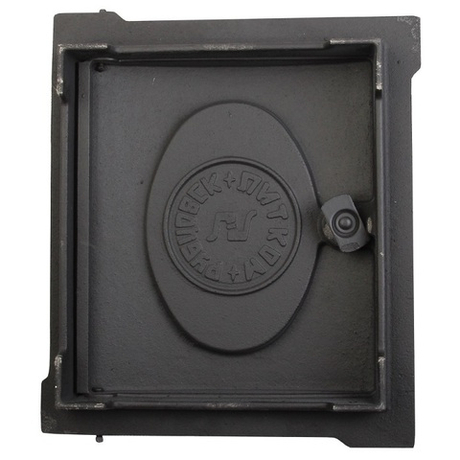 Дверца топочная чугунная уплотненная крашеная ДТУ-4А RLK 519 "Кельты" (342*300 мм)