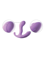 Сиреневый вибратор для зоны G с пультом ДУ G-Spot Stimulate-Her