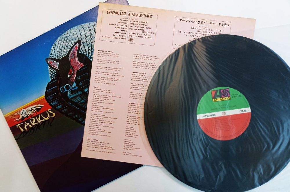 Винтажная виниловая пластинка Emerson Lake & Palmer Tarkus (Japan 1976)