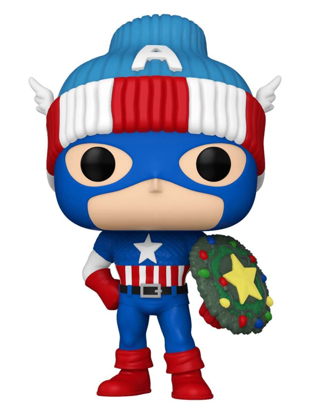Фигурка Funko POP! Bobble Marvel Holiday S4 Captain America (1438) 80032