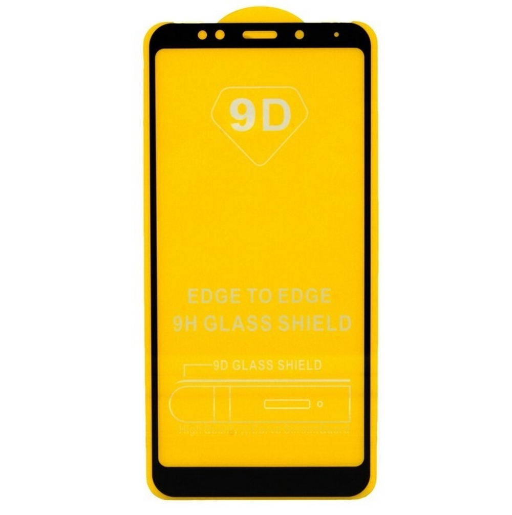 Защитное стекло Xiaomi RedMi 5 Plus (черный) 9D тех.упаковка