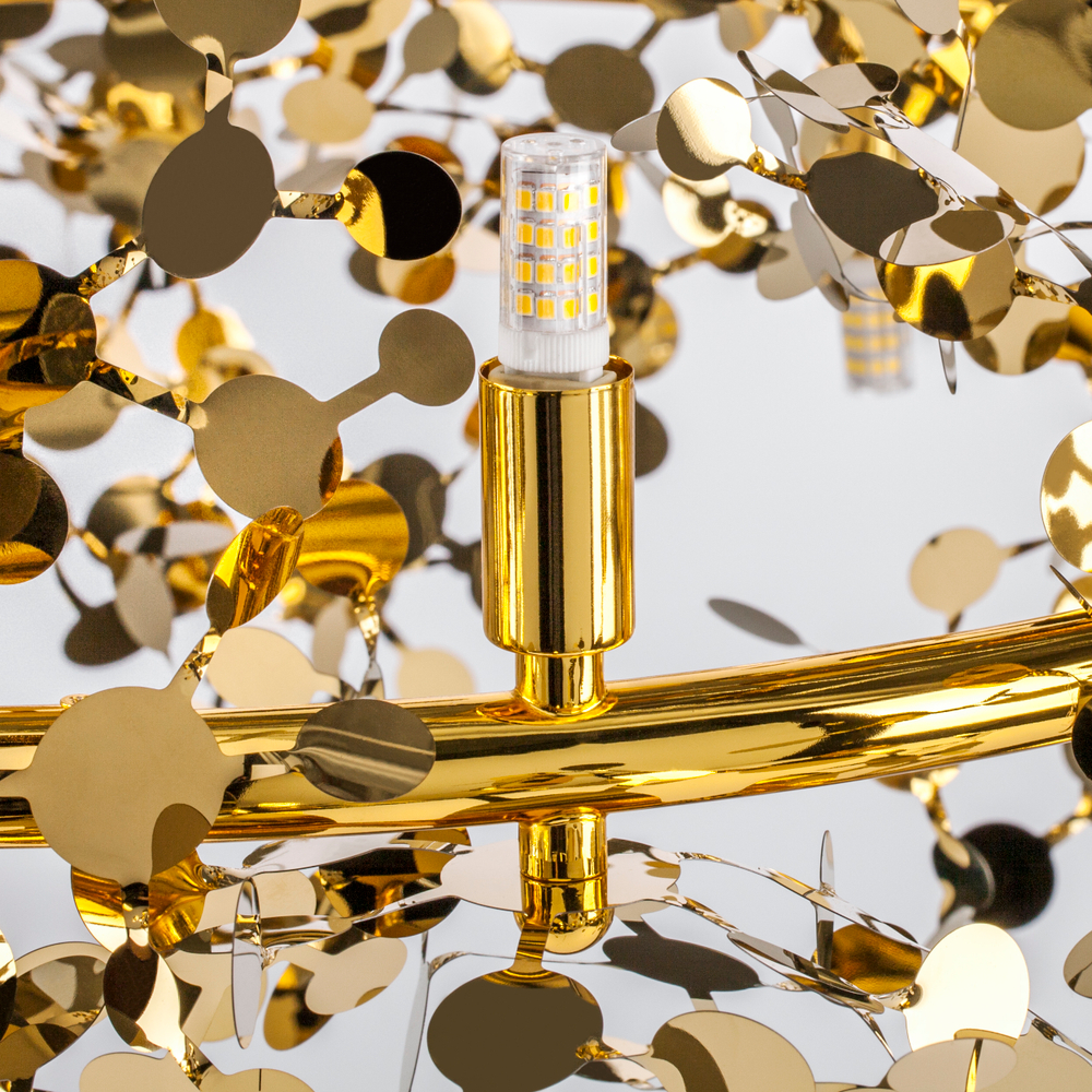 721382 Люстра EXTRA 8х5W(led) G9 ЗОЛОТО