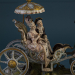 Винтаж: Фарфоровая мануфактура Capodimonte «Парадный выезд»