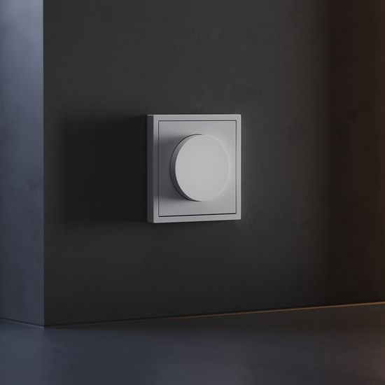 Накладка для светорегулятора поворотно-нажимного, S70 (серый)