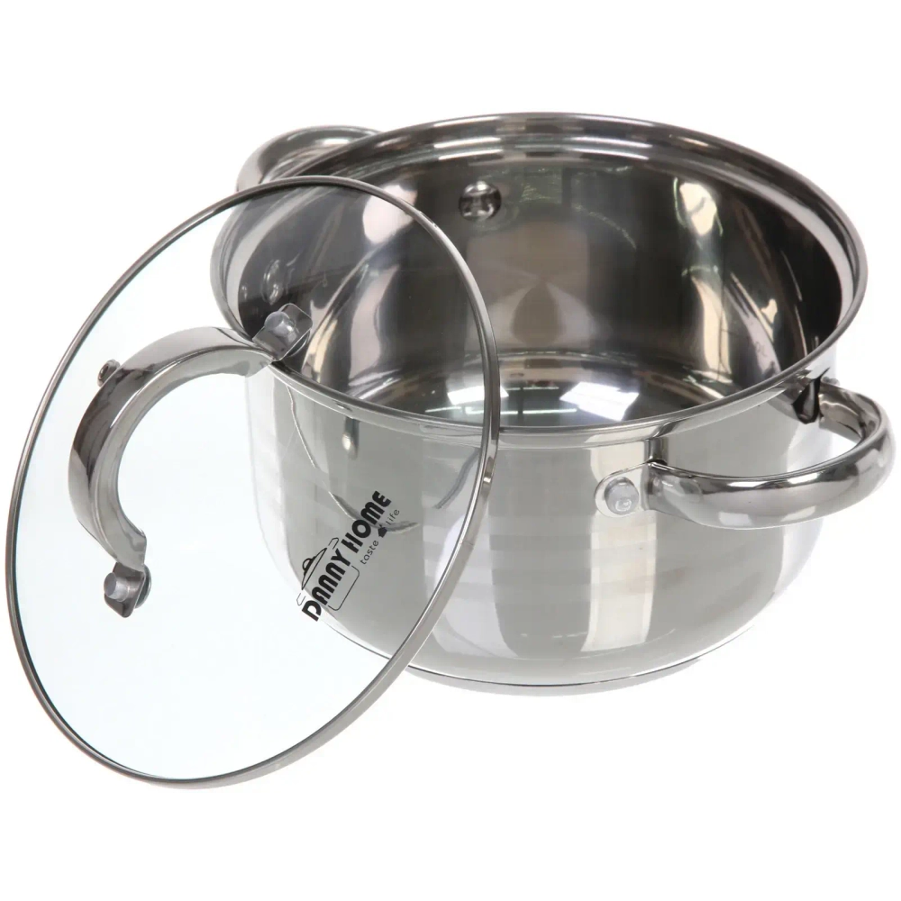 Набор посуды из нержавеющей стали ADELE 3 предмета (3 кастрюли 3,7л, 3,4л, 4,5л), DH10-6