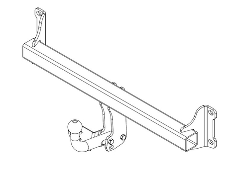 Фаркоп на BMW X3/X4 (2010-2017/2014-2018) (без электрики, паспорт/сертификат в комплекте) Автос.BM 03