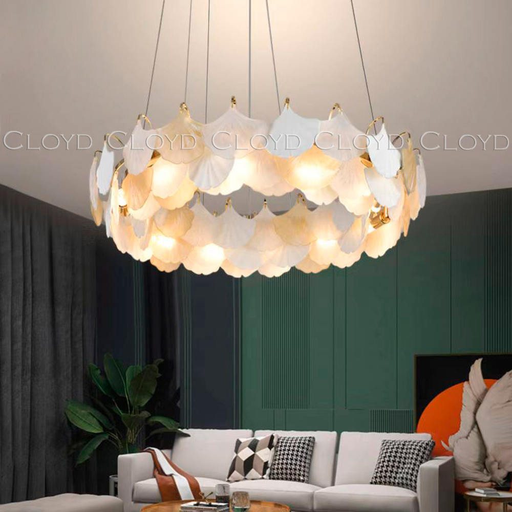 Люстра Cloyd POLYNESIA C12 / Ø59 см - золото (арт.10352)