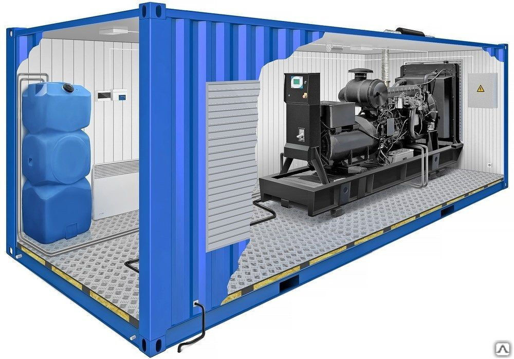 Дизельный генератор Genmac RG45PO в контейнере с АВР