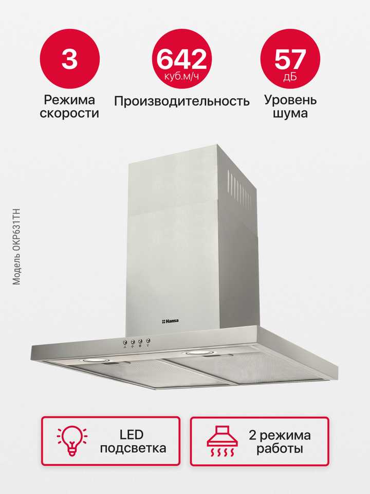 Каминная вытяжка Hansa OKP631TH