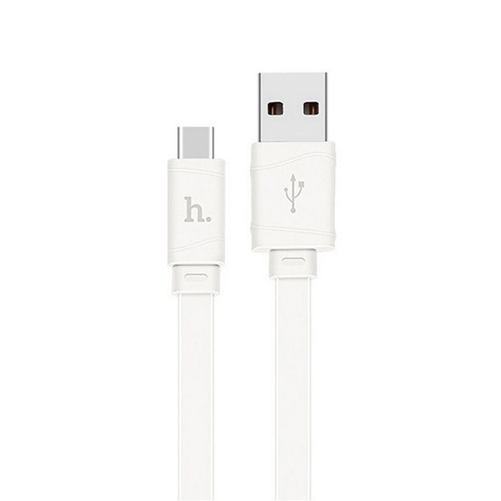 Кабель USB - TypeC HOCO X5 Bamboo (белый) 1м
