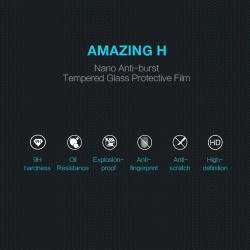 Защитное стекло с прозрачными рамками от Nillkin для iPhone 12 mini, серия H Anti-Explosion Glass Screen Protector
