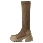 BOERDIQI Slim Boots Knee high Boots 5.5cm Women"s Black