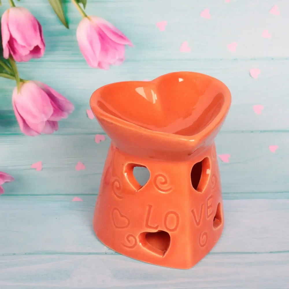Аромалампа «Love» 7,8*6,5см цвет красный