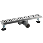 Трап канализационный углов, 40 мм, 500х70 мм, Gappo, нерж сталь, G85007-3