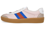 GUCCI Gucci G74 Web leather casual German training fashion Sneakers Women's Pink Blue