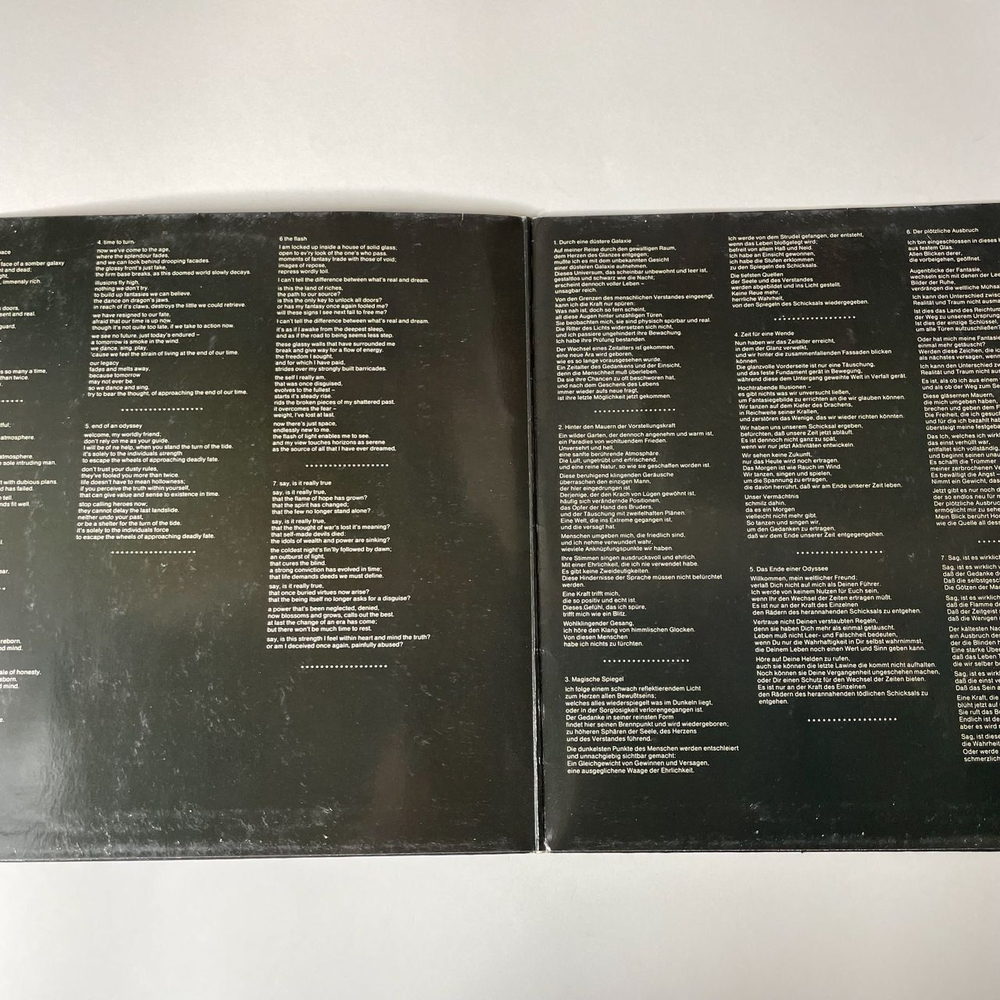 Винтажная виниловая пластинка LP Eloy Time To Turn (Germany 1982) Through A Somber Galaxy