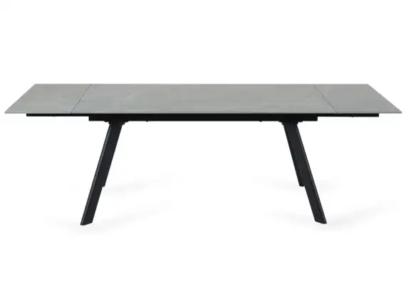 Раскладной стол Bronte, 160-240х90 см, серая керамика