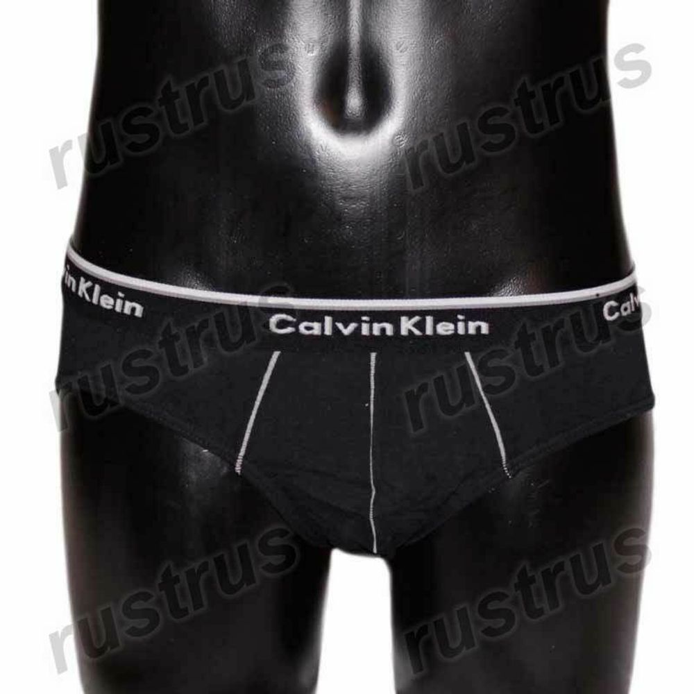 Мужские трусы брифы черные Calvin Klein