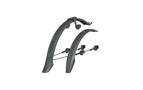 Крылья 28" VELOFLEXX 55 к-кт перед./задн., черн.