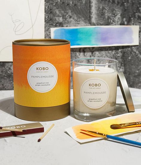 Pamplemousse, свеча Watercolor, Kobo Candles