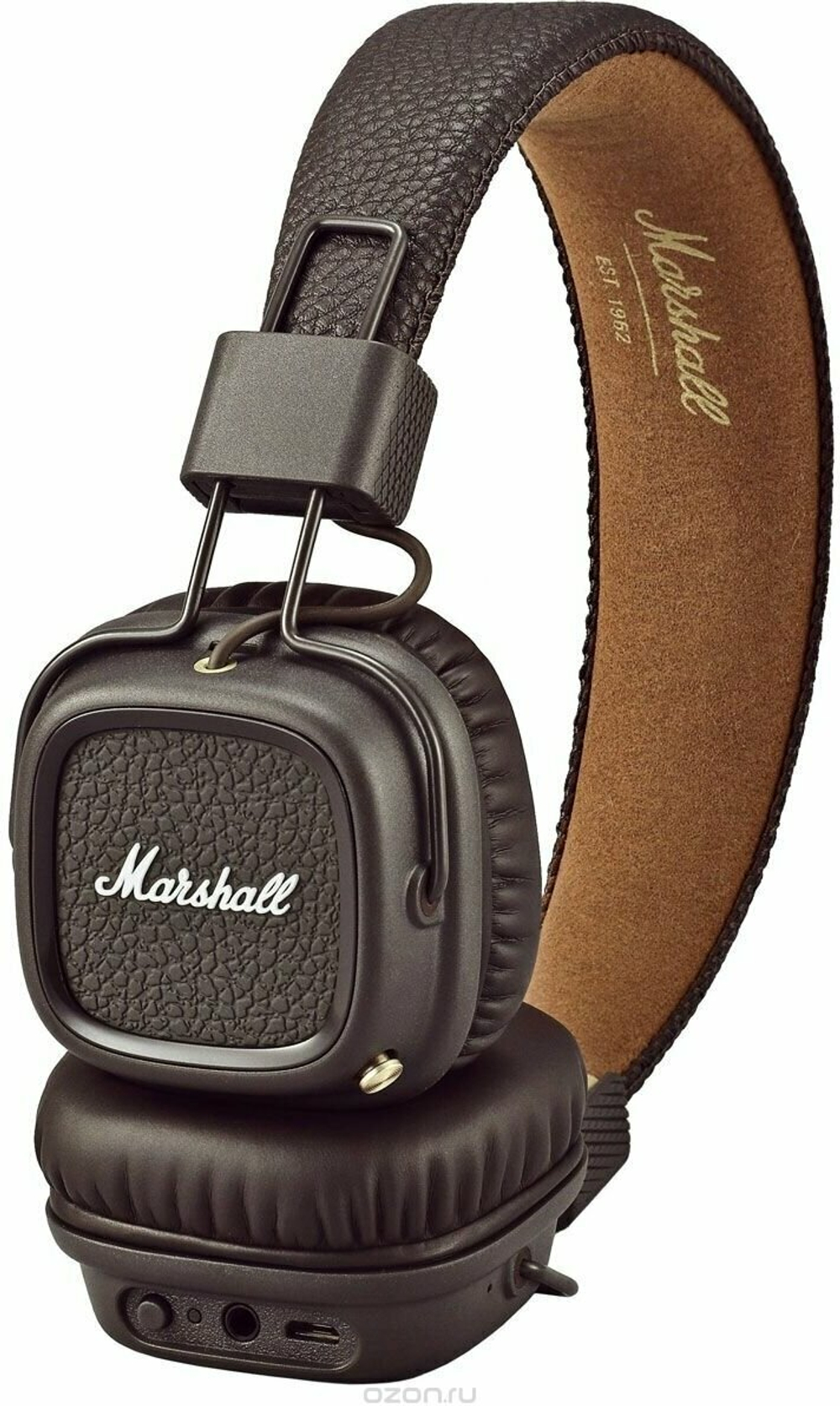 Беспроводные наушники и гарнитуры Marshall MAJOR IV Brown 4, mini jack 3.5 mm, Коричневый