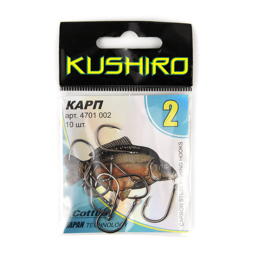 Крючок Cottus Kushiro Карп (10шт)