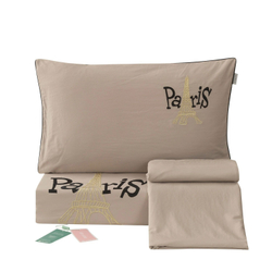 Комплект постельного белья Mood of Paris на резинке MPR001, Евро, простыня 160x200