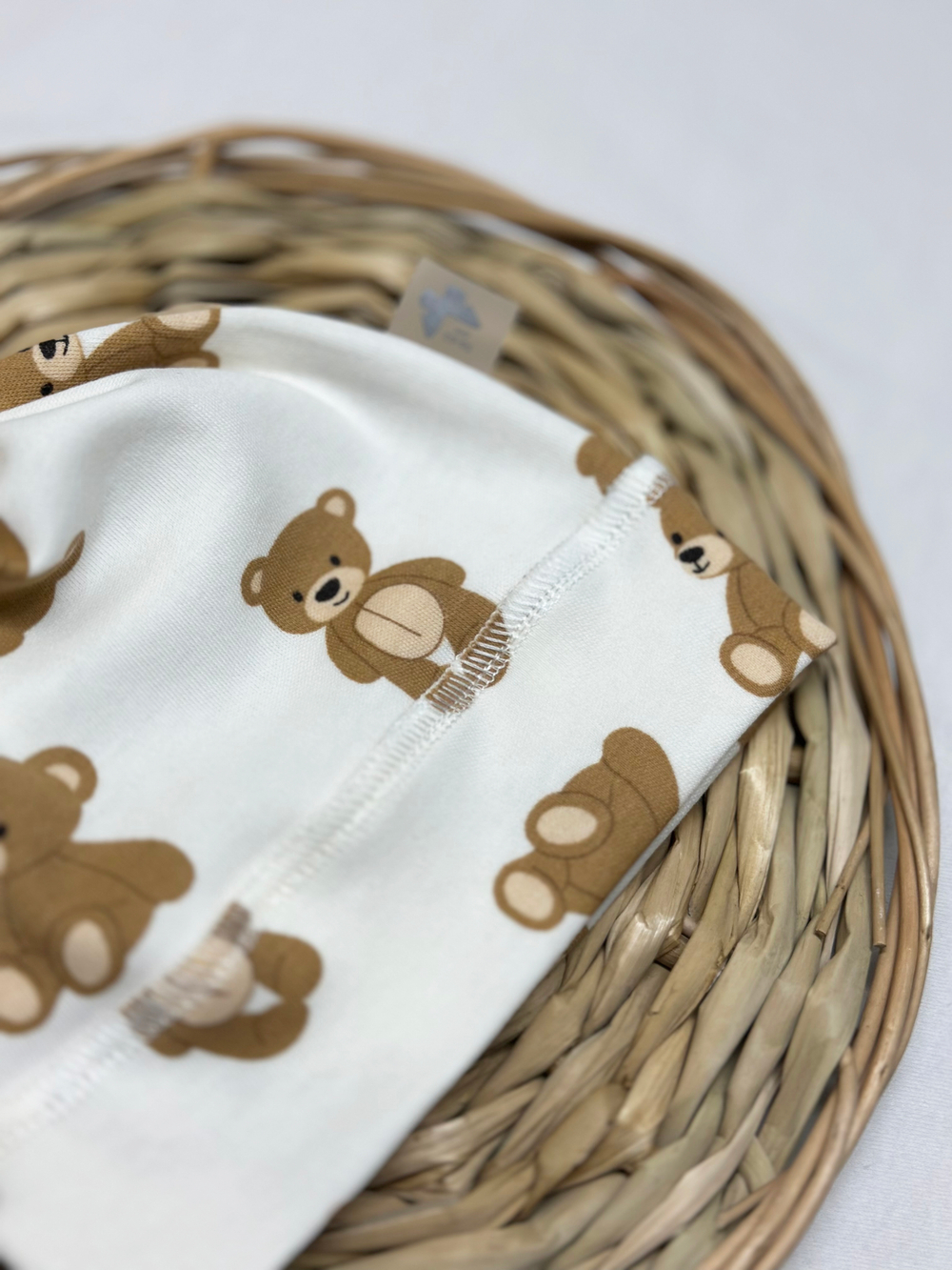 Набор "Мишутка" (Пеленальный кокон + Шапочка Узелок + Пеленка)