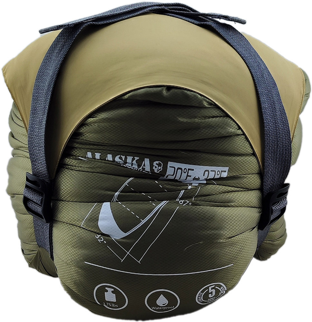 Спальный мешок армейский Alaska Comfort -5 Army
