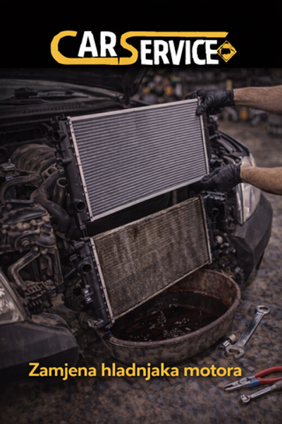 Engine Radiator Replacement