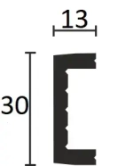 626-66SH/Молдинг(30*13*3000мм)/58шт, шт