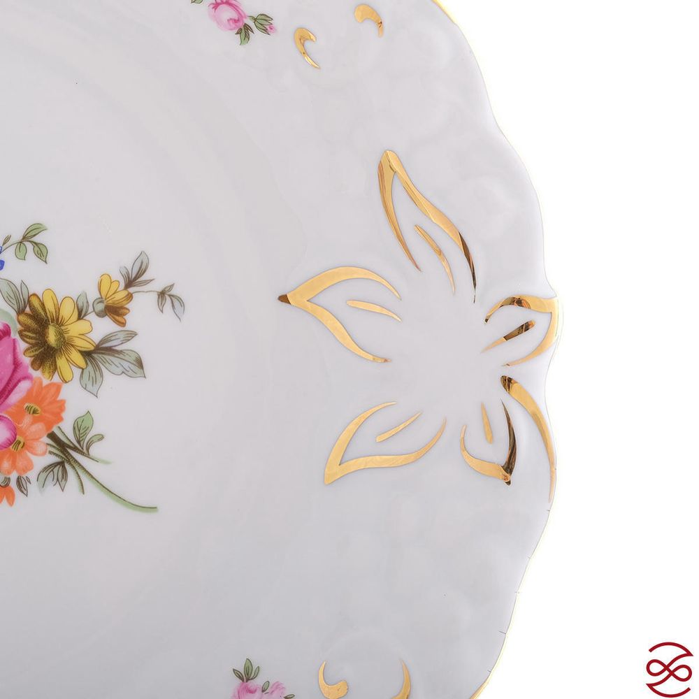 Блюдо круглое Queen's Crown Полевой цветок 30 см