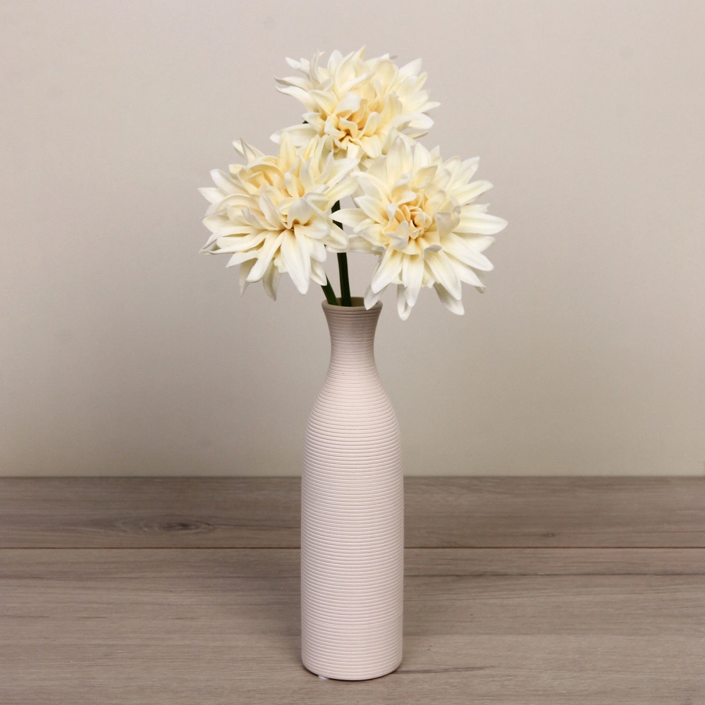 Цветы искусственные «Natur» 34см Хризантемы 3шт молочные